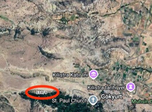 MERAM KİLİSTRA DERE YOL AĞAÇLAR VAR SATILIK MÜSTAKİL 348m BAHÇE
