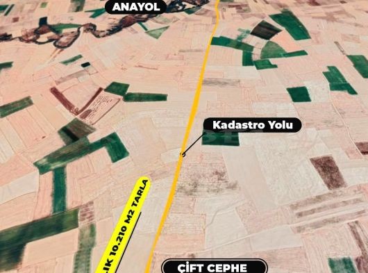 KONYA ANKARA AKŞEHİR YOLU YAKINI SATILIK MÜSTAKİL KÖŞE TARLA