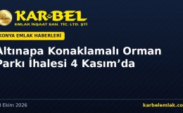 Altınapa Barajı’na Konaklamalı Orman Parkı: 79.925 m²’lik Tesisin Yapım İhalesi 4 Kasım’da